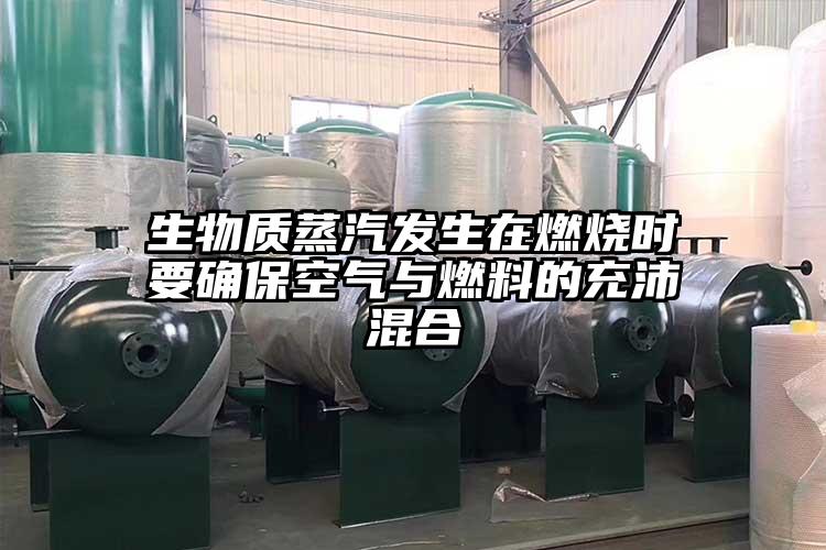 生物质蒸汽发生在燃烧时要确保空气与燃料的充沛混合