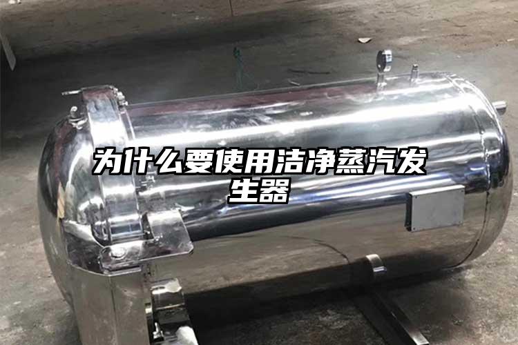 为什么要使用洁净蒸汽发生器
