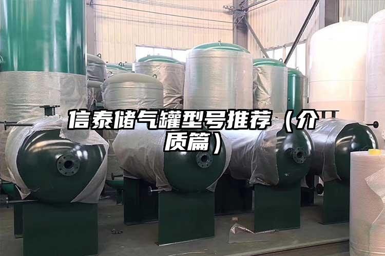 信泰储气罐型号推荐（介质篇）