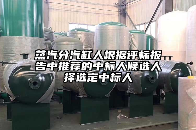 蒸汽分汽缸人根据评标报告中推荐的中标人候选人择选定中标人