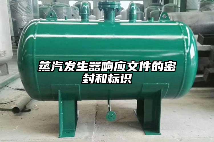 蒸汽发生器响应文件的密封和标识